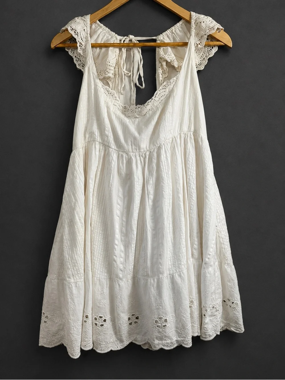 Urban Outfitters Wildflower Lace Babydoll Mini Dress - Picture 3 of 5